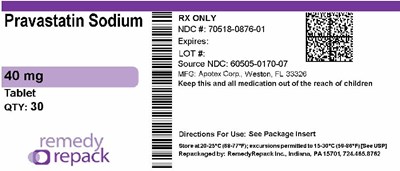 Mm2 (Pravastatin Sodium  40mg 70518 0876 01)